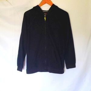 Cat & Jack Black Hooded  Full Zip Jacket Size XL (16)